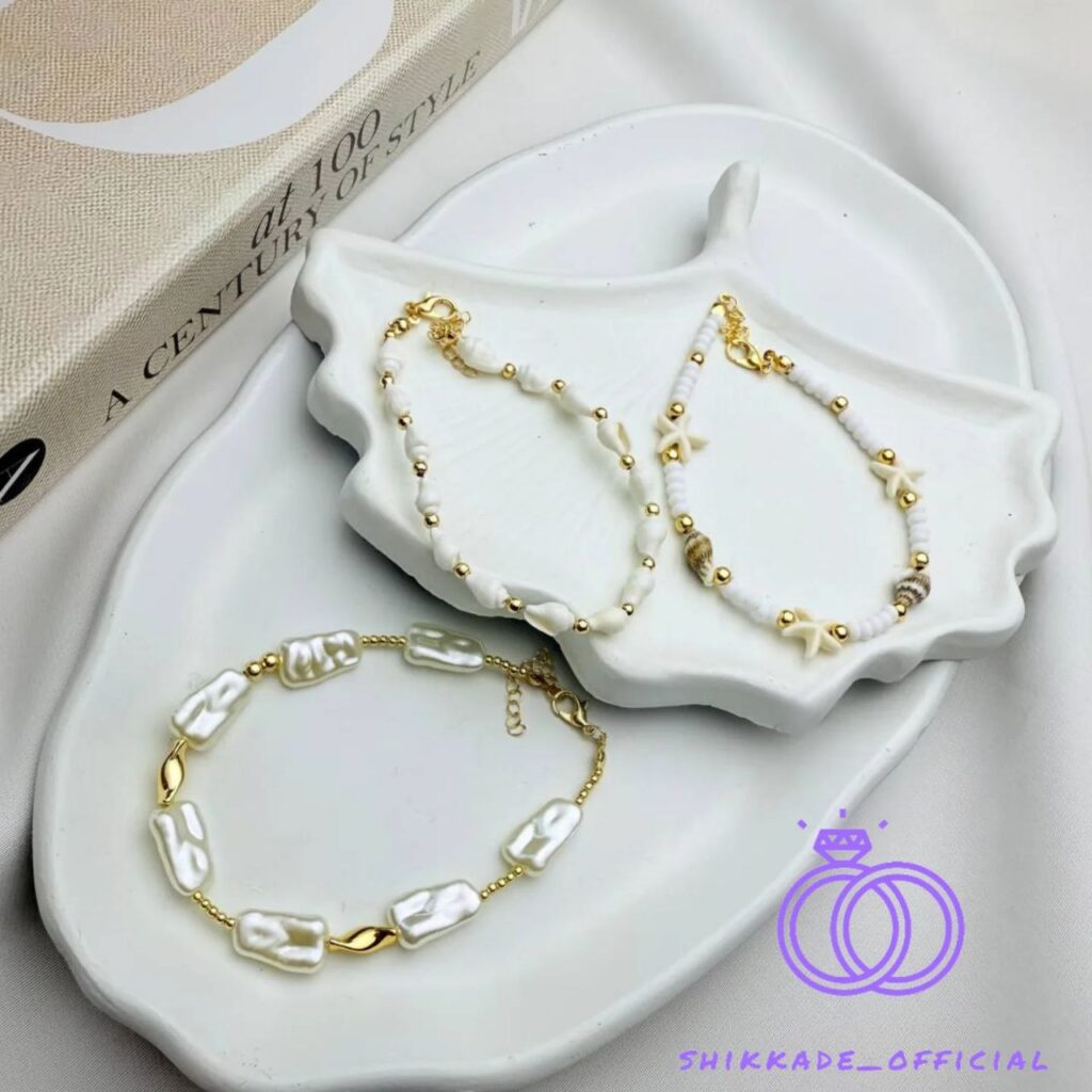 پابند مرواریدی با طرح های مختلف